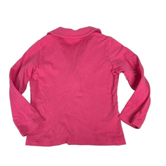 Hanna Andersson Pink Knit Blazer size 6 - Picture 2 of 6